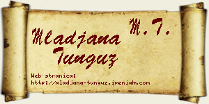 Mlađana Tunguz vizit kartica